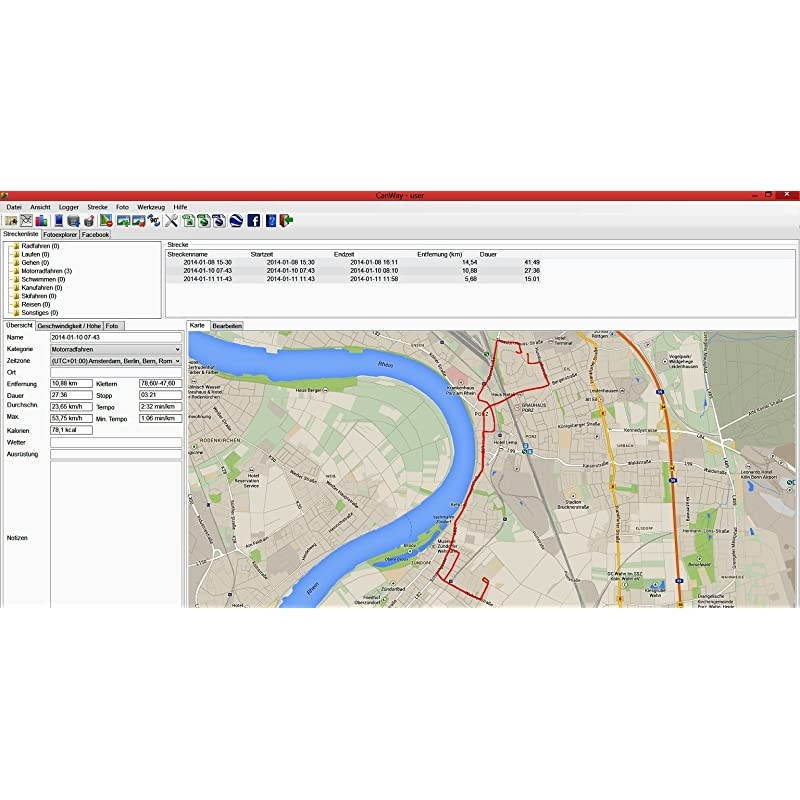GP-102+ Multifunction GPS Device/Data Logger (Blue)