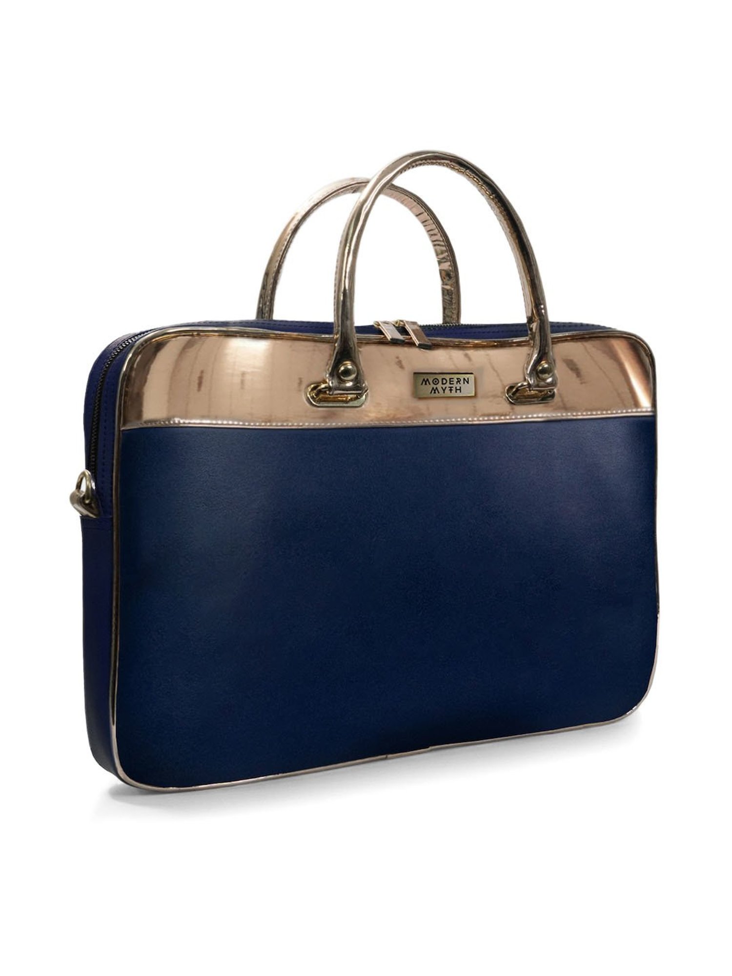 Modern Myth Blue Large Laptop Handbag