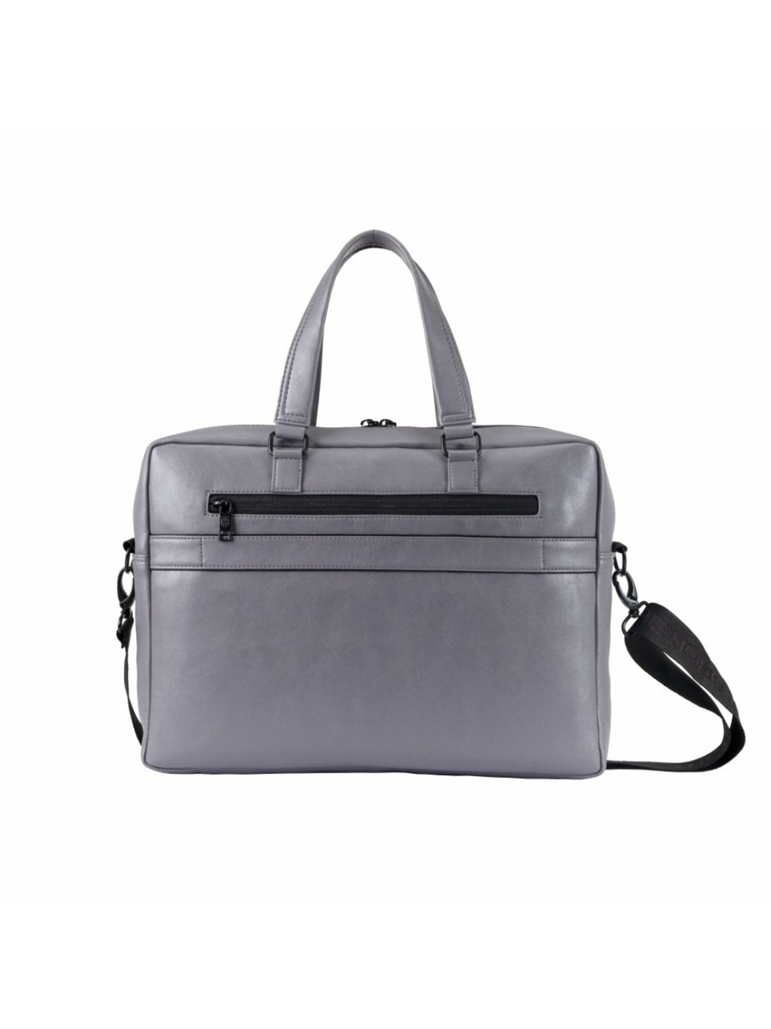 THE HOLISTIK Clever Grey & Black Medium Laptop Messenger Bag - 9.45 inches