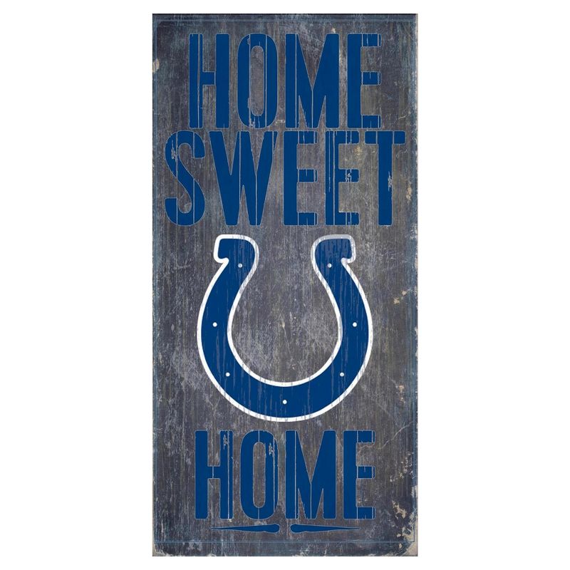 NFL Indianapolis Colts Fan Creations Sweet Home Sign