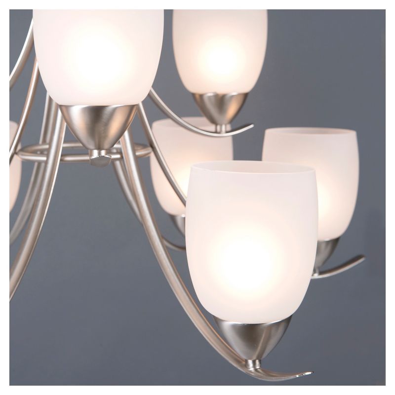 Yosemite 9-Light Chandelier - Brush Nickel
