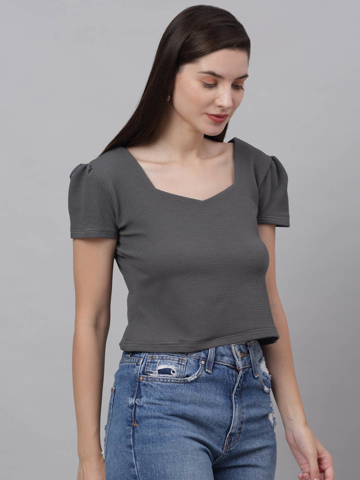 NEUDIS Grey Top
