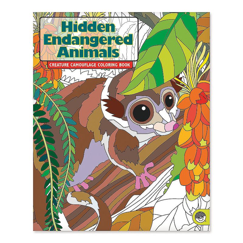 MindWare Hidden Endangered Animals Coloring Book - Coloring Books