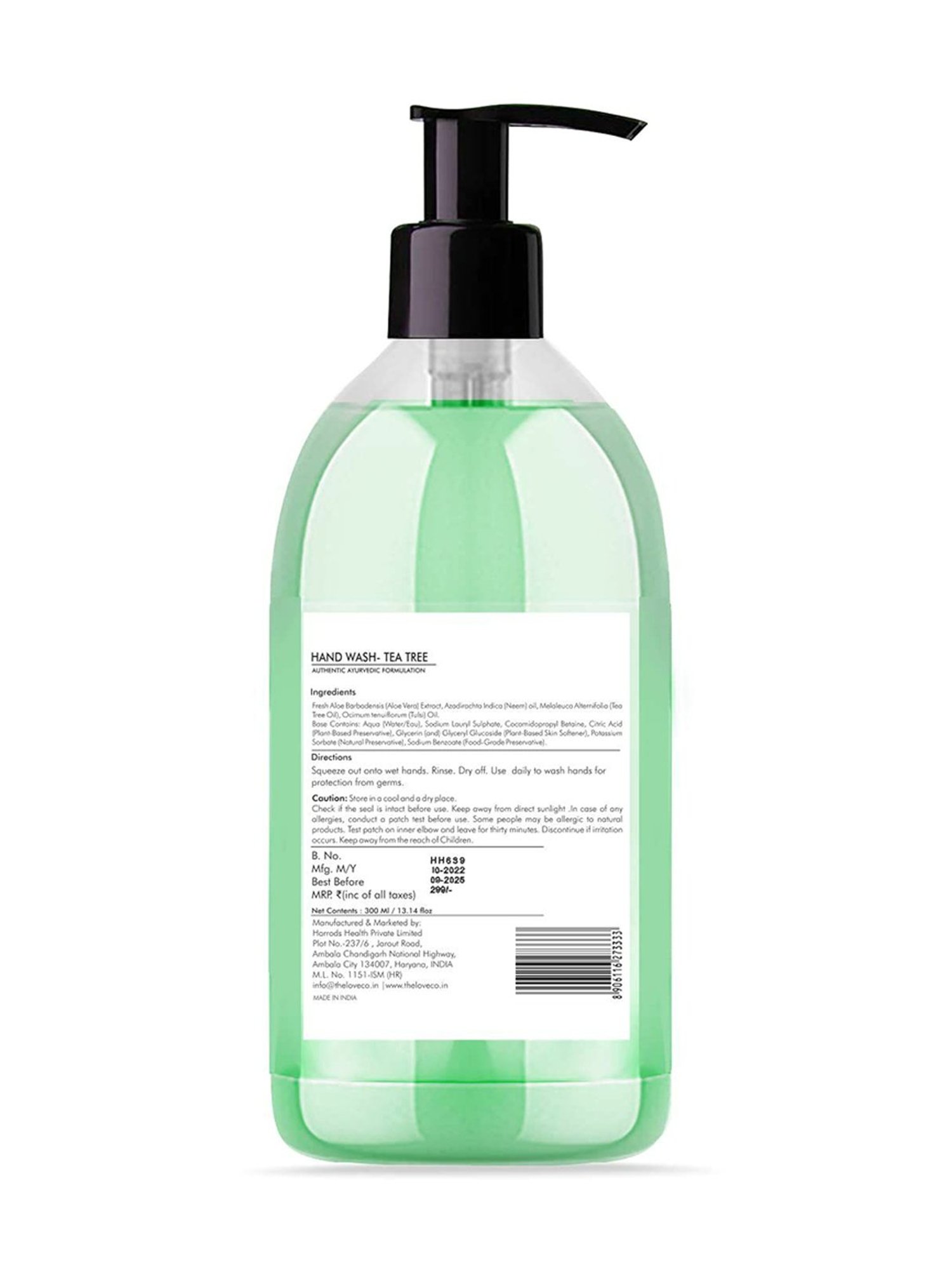 The Love Co. Tea Tree Hand Wash - 300 ml