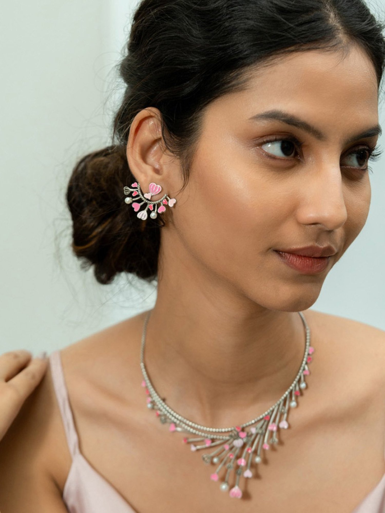 Shaya 92.5 Sterling Silver For the Love of Pushing Boundaries Earrings for Women