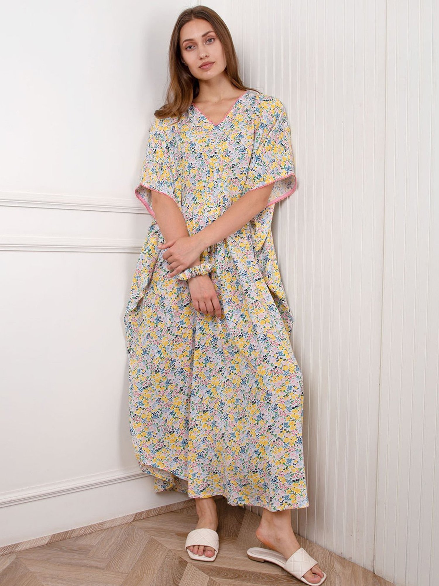 Dusk Attire Multicolor Amora Kaftan