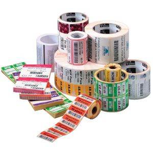 Zebra 10010056 4"x3" Z-Select 4000D Labels - 1 Case (4 Rolls)