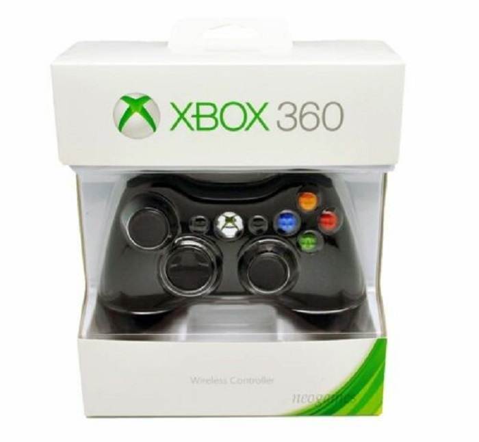 Official Microsoft Xbox 360 Wireless Controller (BLACK)