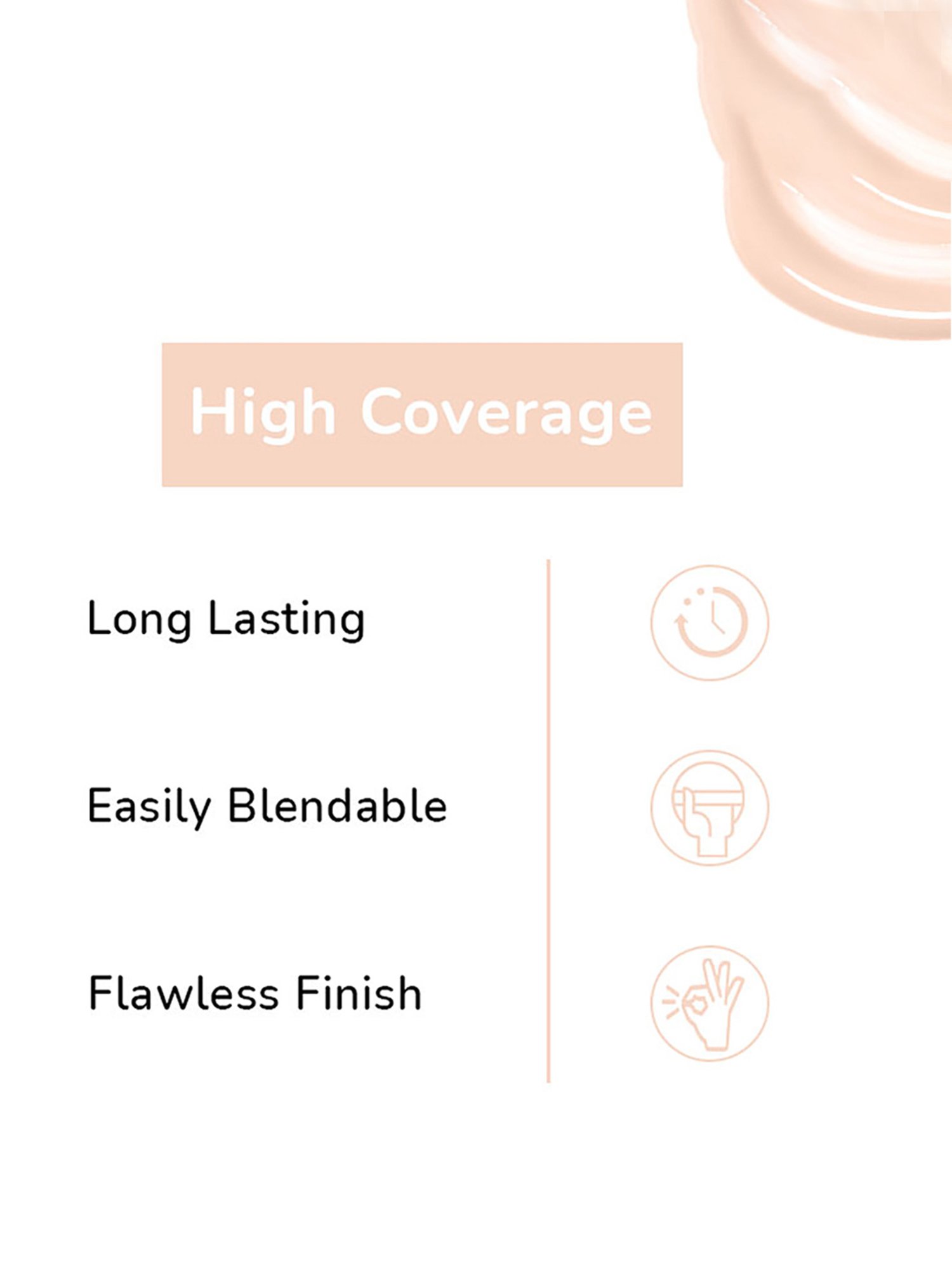 Matt Look High Coverage Waterproof Oil Free Matte Foundation SPF 25 FS 02 Light - 45 gm