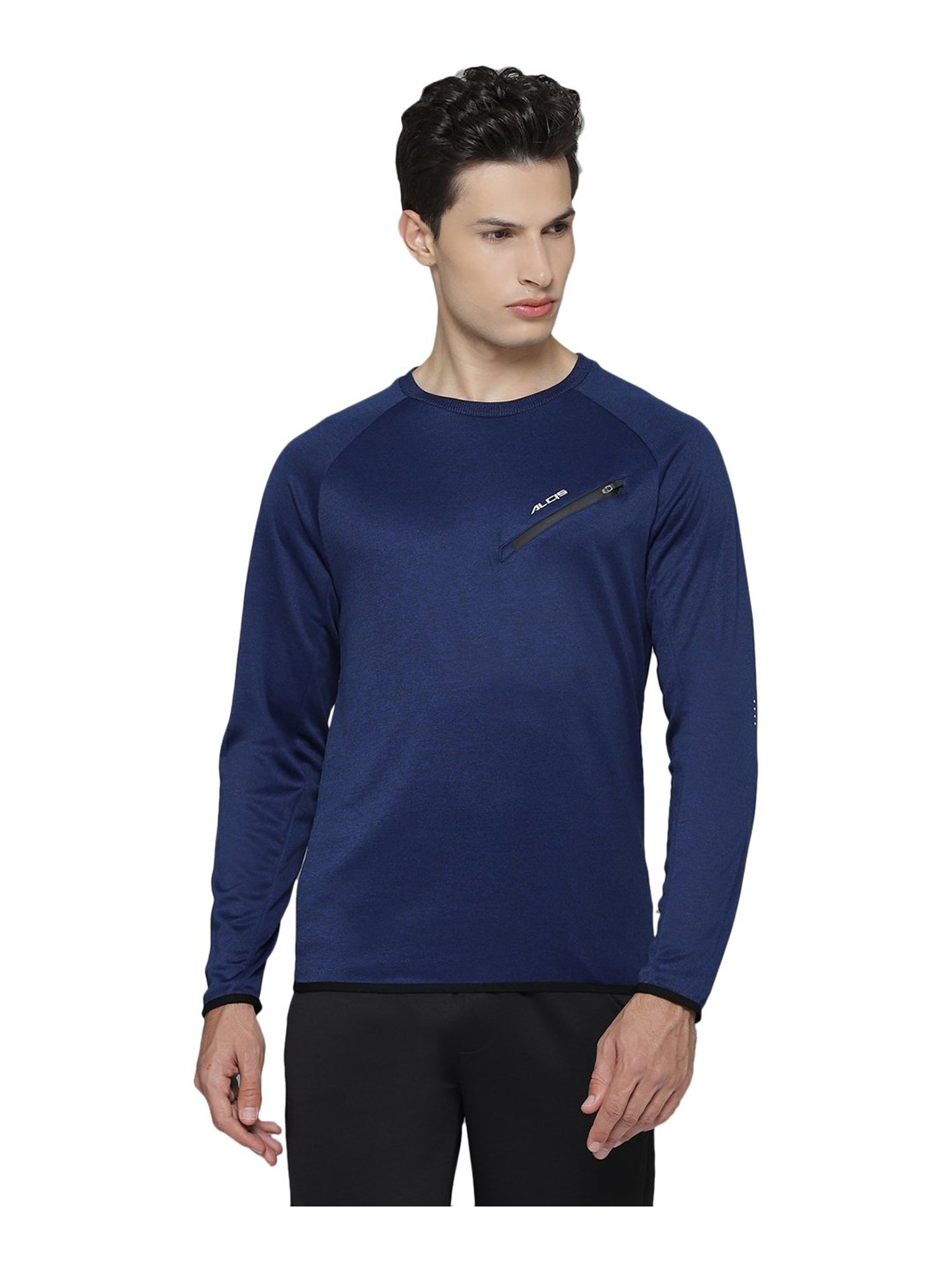 ALCIS Navy Round Neck Sweatshirt