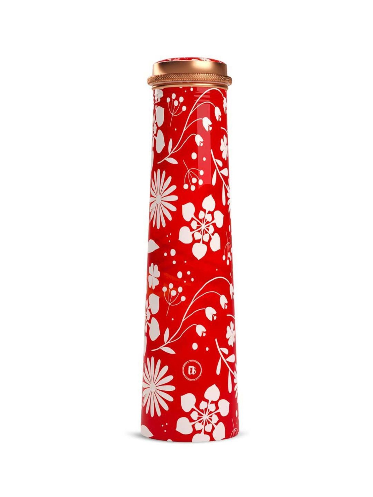 Everything Beautiful Red Copper Water Bottle - Slim (0.75 L)