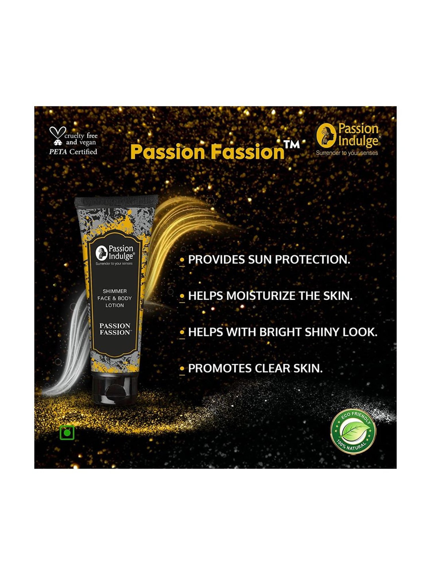 Passion Indulge Passion Fassion Face & Body Shimmer Lotion - 100 ml