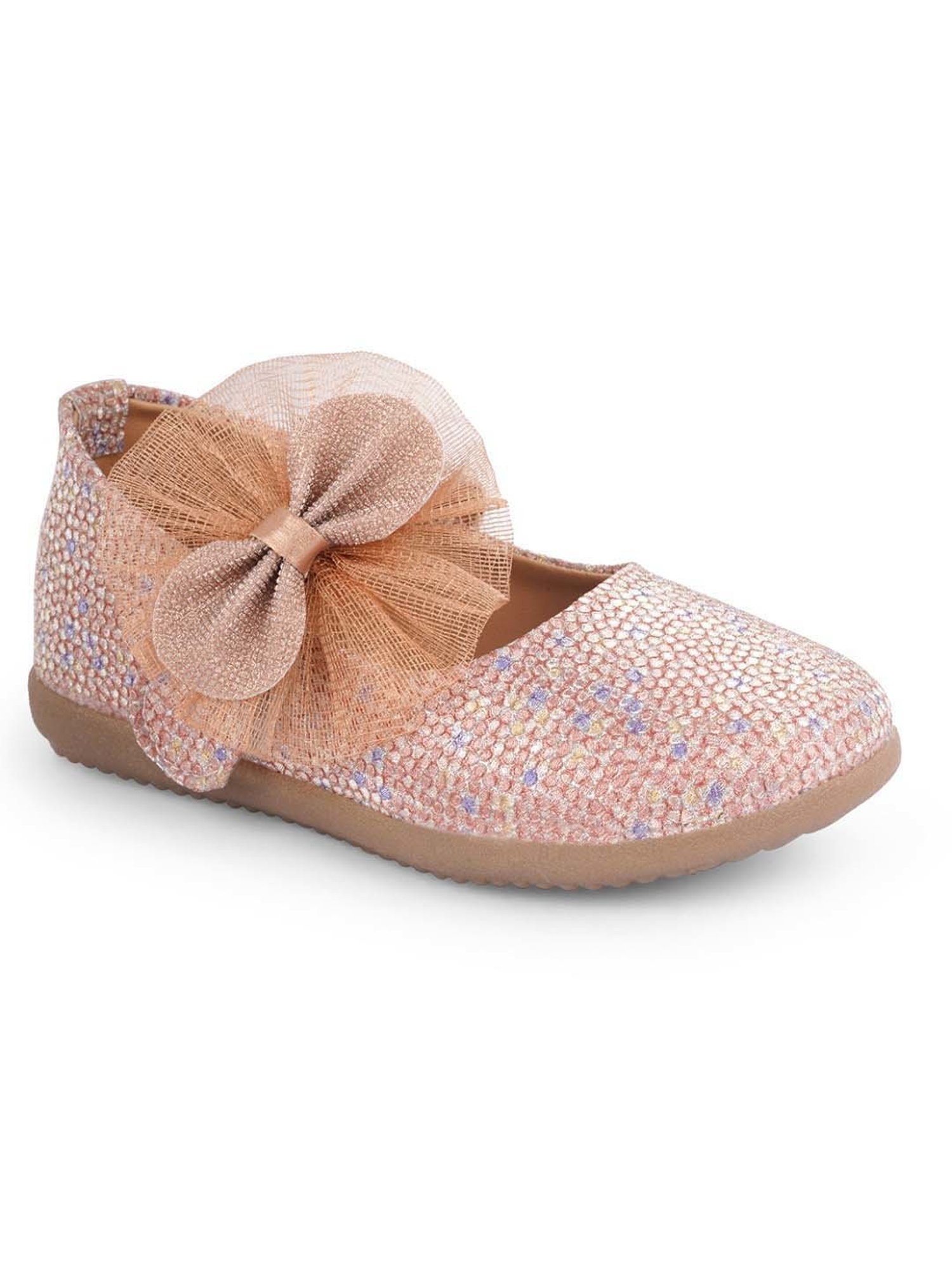 Minesole Kids Rose Gold Mary Jane Shoes