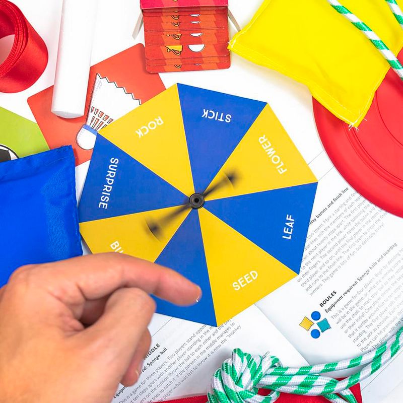 Professor Puzzle Outdoor Boredom Busting Box - 45 Fun Games for Outdoor Picnic Party Activities