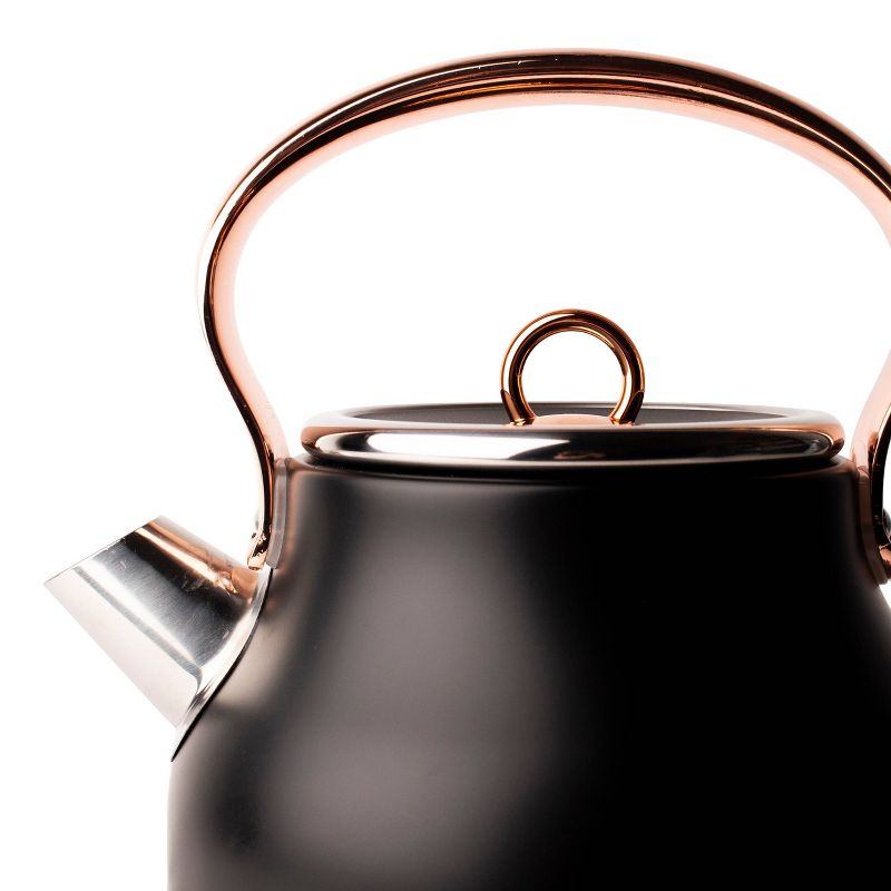 Heritage 1.7 Lt Stainless Steel Electric Kettle with Auto Shut-Off - Copper/Black