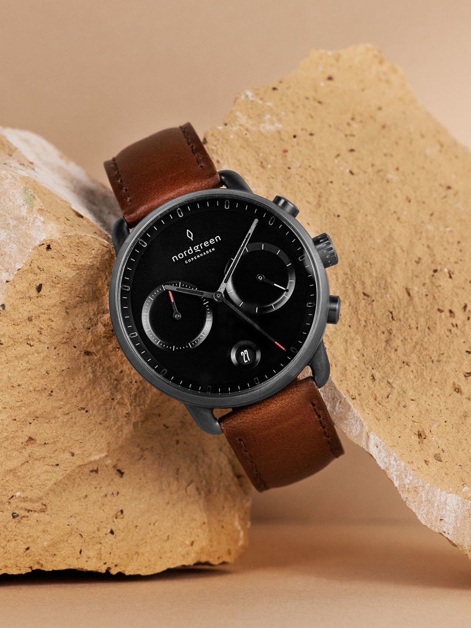 Nordgreen PI42GMLEBRBL Pioneer Analog Watch for Men