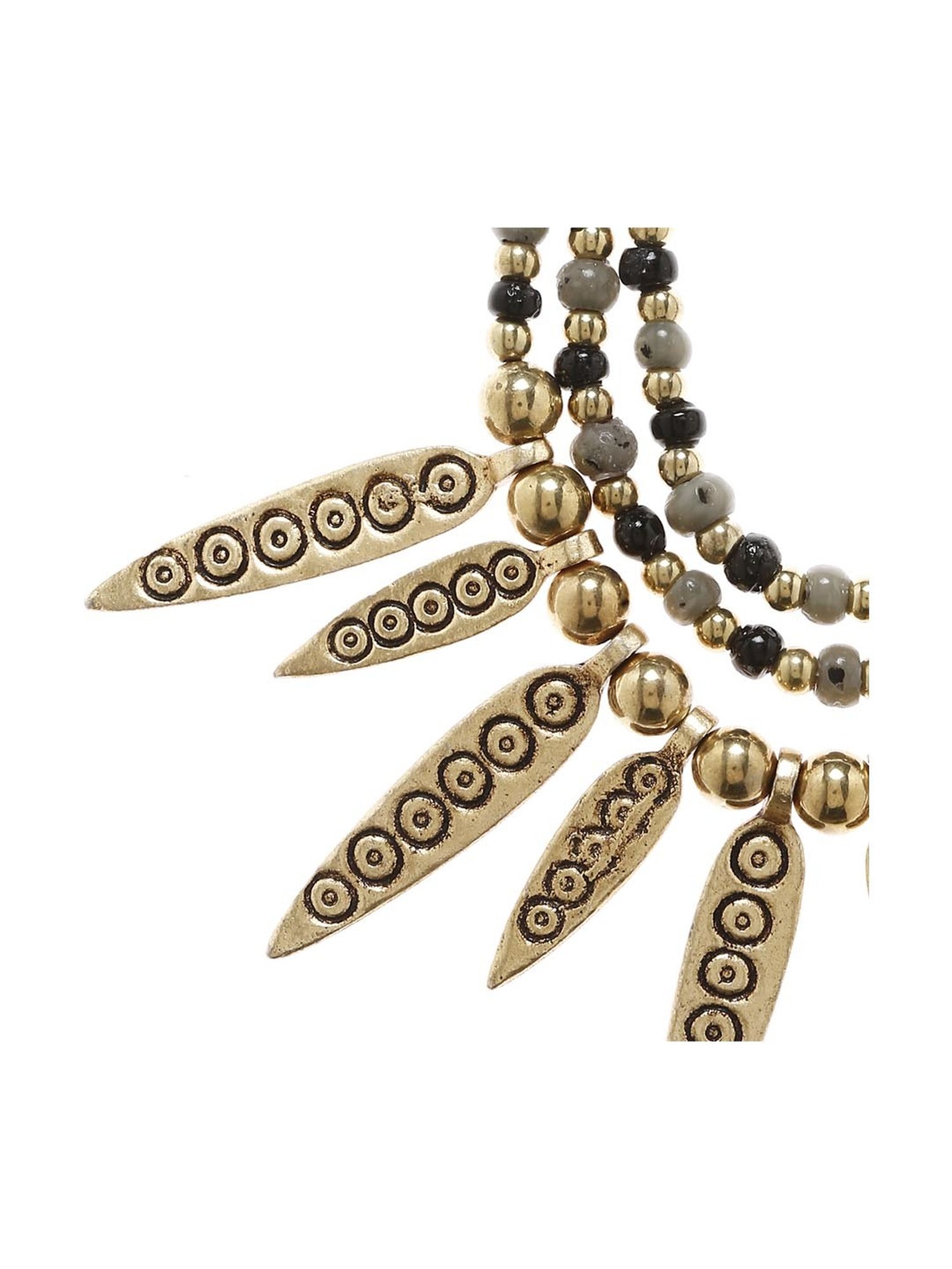 Imli Street Black & Grey Necklace