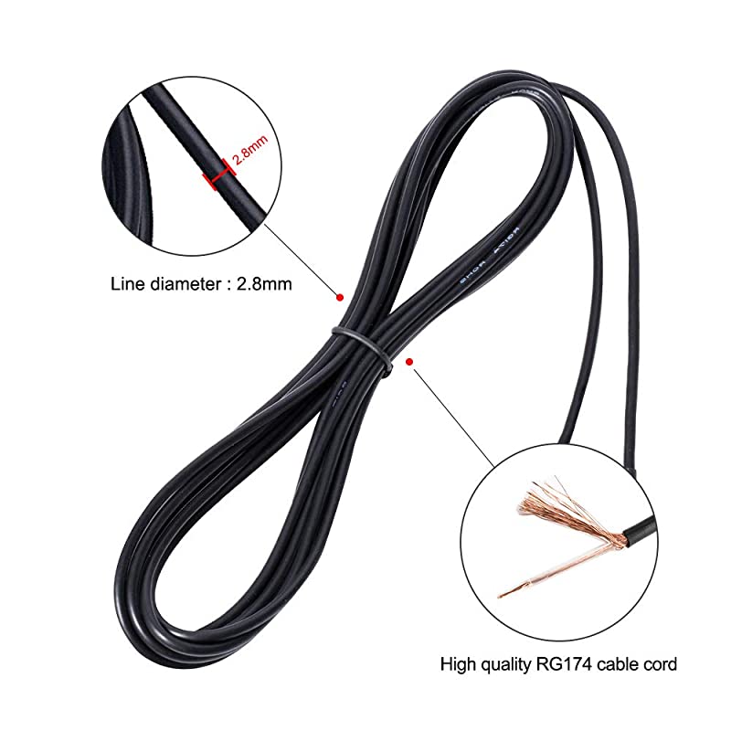 WiFi Antenna Extension Cable with SMA Male to SMA Female Coax Connector 3m 10FT by