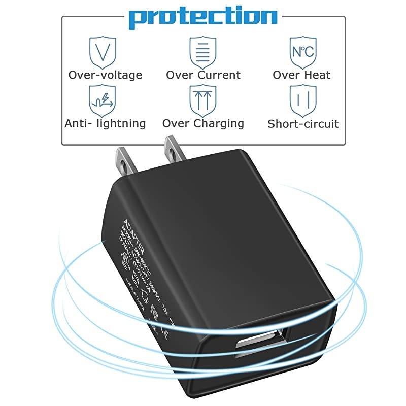 USB Wall Charger Compatible Samsung Galaxy J8 J7 J6 J6+J5 J4 J4+ J3J2 J1PrimePro J7 Sky Pro2018 2017 2016 S6 S7EdgeLG Q6K7K30Nexus 65 Motorola Moto G5S PlusG5G4E4 5FT Cord