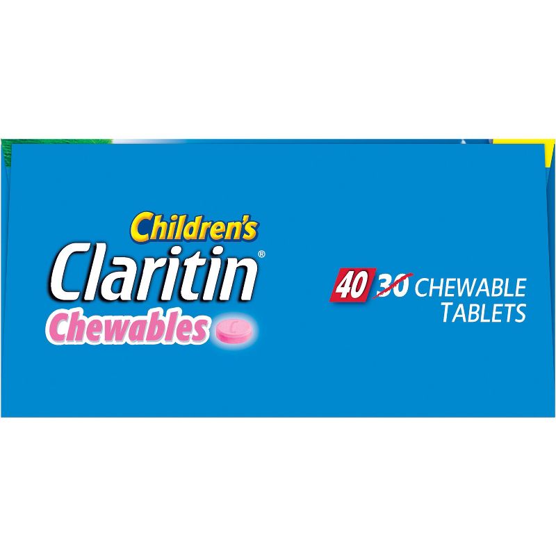 Children's Claritin 24 Hour Allergy Relief Chewable Tablets - Bubble Gum - Loratadine - 30ct