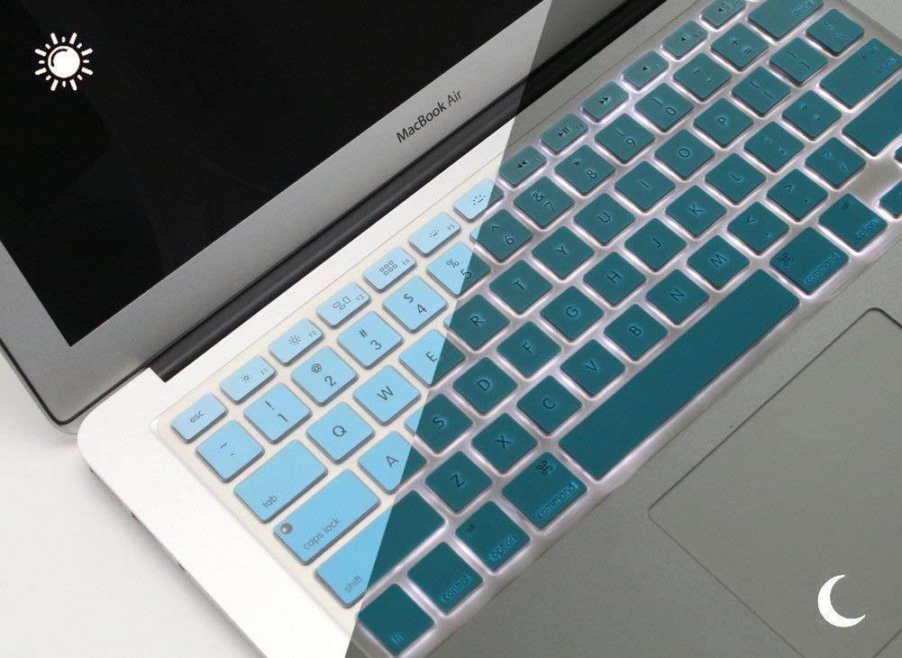 All-inside Aqua Ombre Keyboard Skin for MacBook Pro 13" 15" 17" (with or without Retina Display) / MacBoook Air 13"