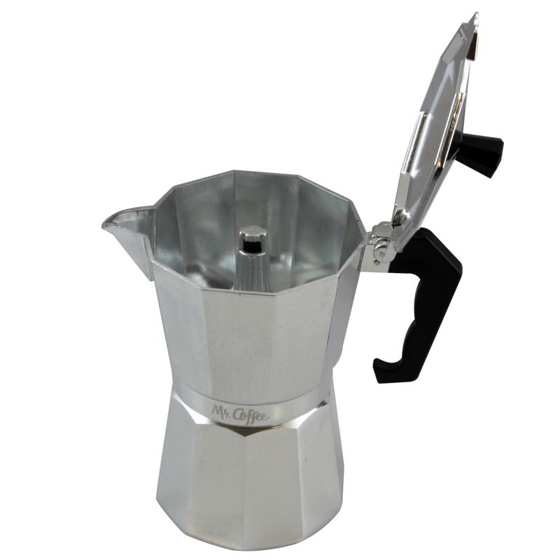 Bialetti 3 Cup Moka Stovetop Espresso Maker - Silver