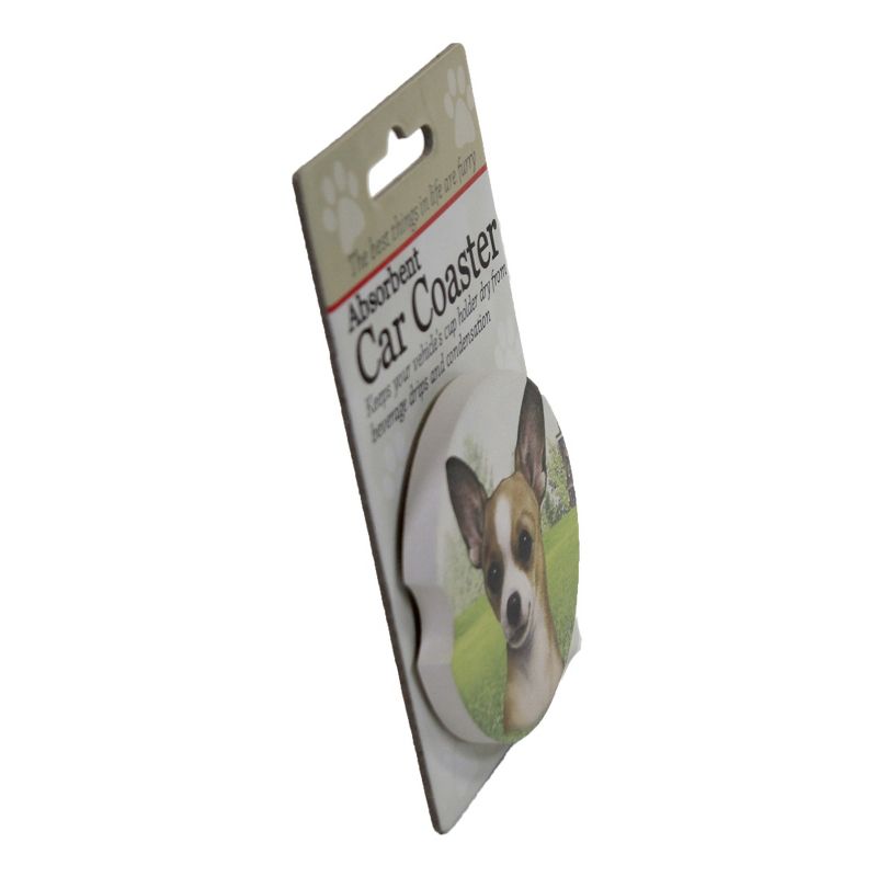 Car Coaster 2.5" Grandkids Car Coaster Absorbent Flowers  -  Coasters