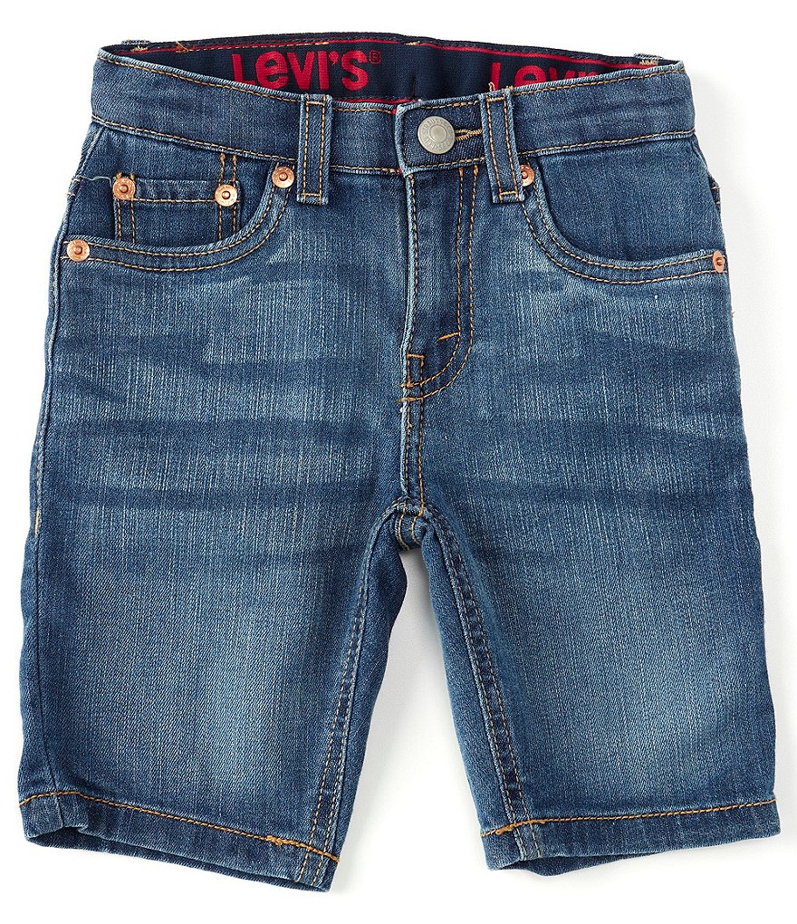 Levi's&reg; Little Boys 2T-7 Slim-Fit Lightweight Performance Denim Shorts