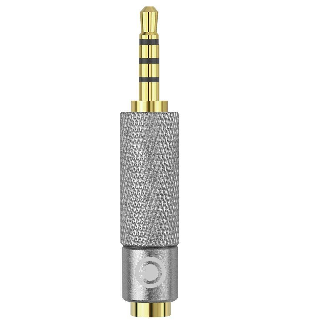 Geekria Apollo 3.5mm Balanced Male to 2.5mm Balanced Female Audio Jack Adapter, 3.5mm (1/8inch) to 2.5mm, Male to Female Plug Adapter, Gold Plated Convert Connector Adapter