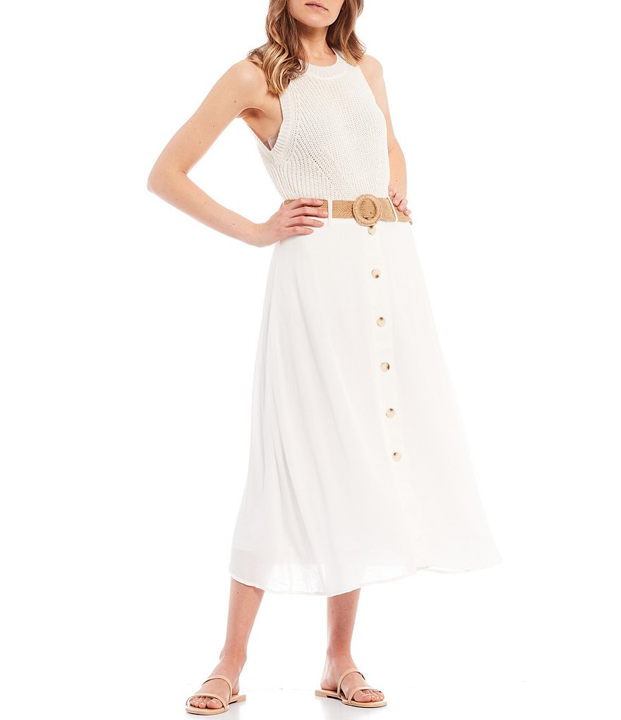 June & Hudson Frisco Denim Mini Skirt