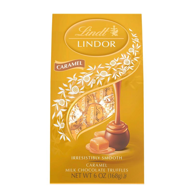 Lindt Lindor Caramel Milk Chocolate Truffles - 6oz