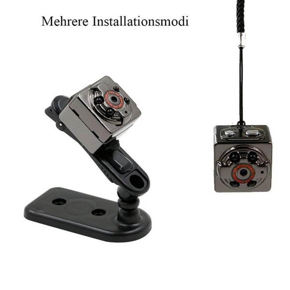 SQ8 1080P Mini HD Hidden Wireless IP Camera DIY Module DV DVR NVR Nanny Cam Hidden Camera Camera with audio and video, night vision and motion detective