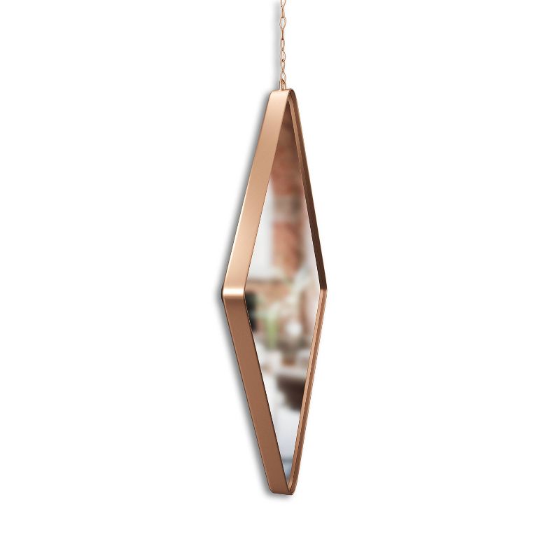 Set of 3 Dima Diamond Wall Mirror Copper - Umbra