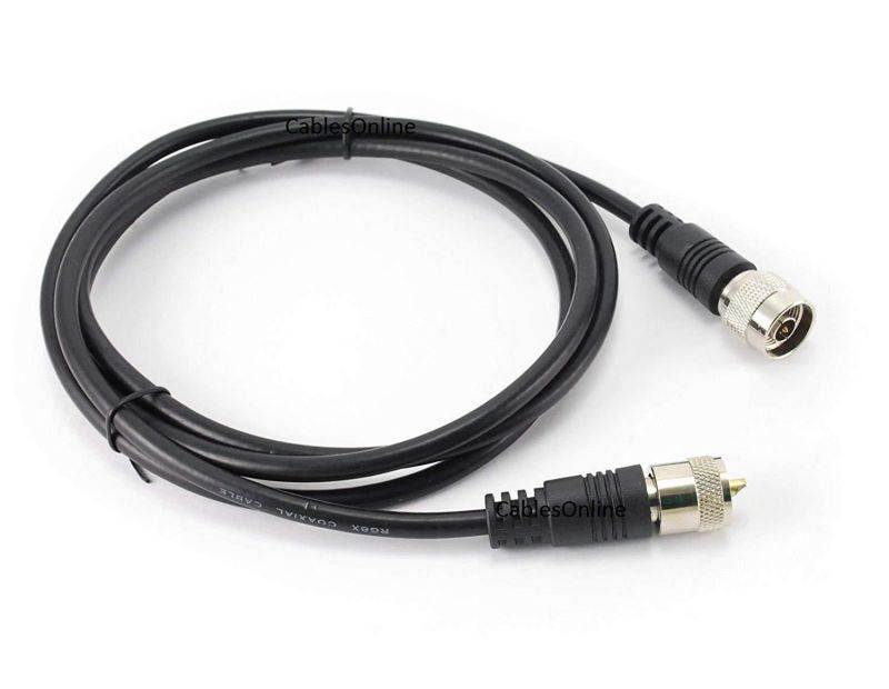 CablesOnline 6ft Premium Grade RG8x Coax UHF (PL259) Male to N-Type Male Antenna Cable (R-UN006)