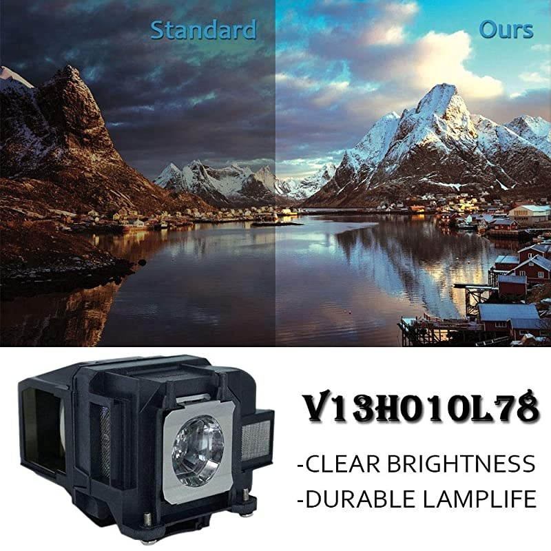 Projector Lamp Bulb V13H010L78 for Epson ELPLP78 PowerLite Home Cinema 2000 2030 725HD 730HD 600 VS230 VS330 VS335W EX3220 EX6220 EX7220 EX7230