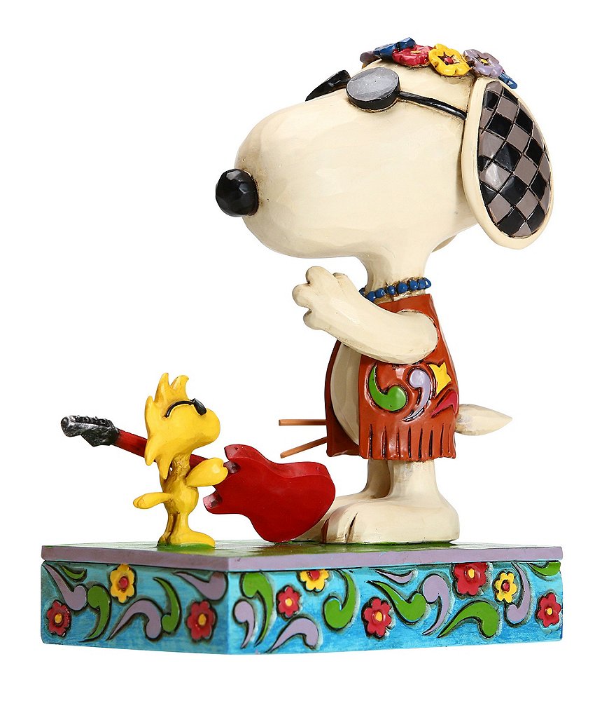 Peanuts by Jim Shore Snoopy and Woodstock Concert Critters Figurine
