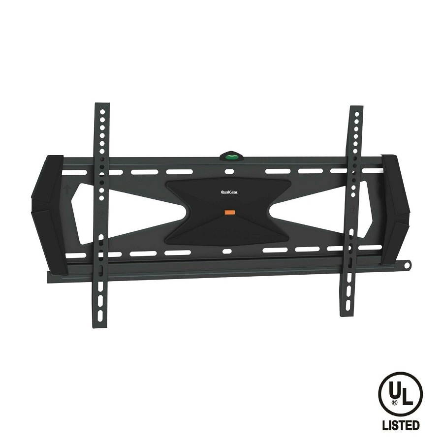 QualGear&reg; Heavy Duty Fixed TV Wall Mount for 37 to 70 Inch Flat Panel and Curved TVs, Black (QG-TM-030-BLK) [UL Listed]