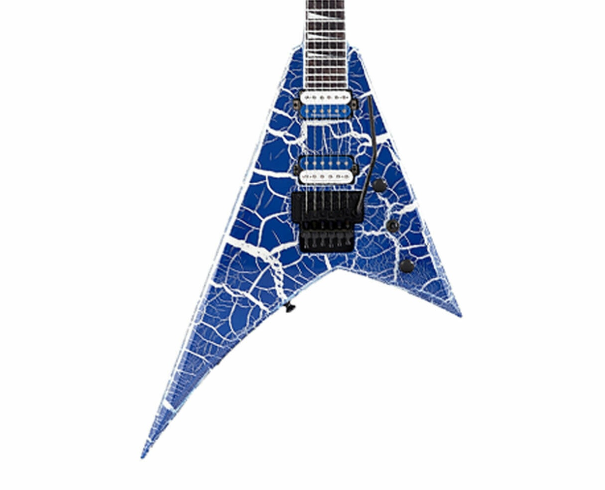 Jackson Pro Series Rhoads RR24 Ebony FB Lightning Crackle