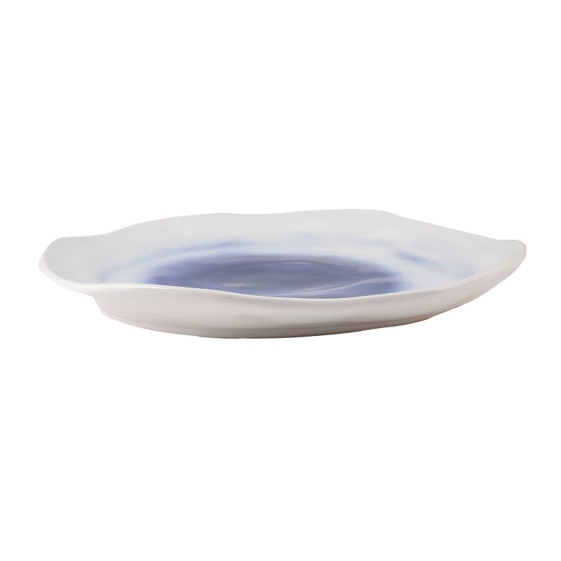 13.5" Ceramic Ombre Serving Platter Blue - Thirstystone