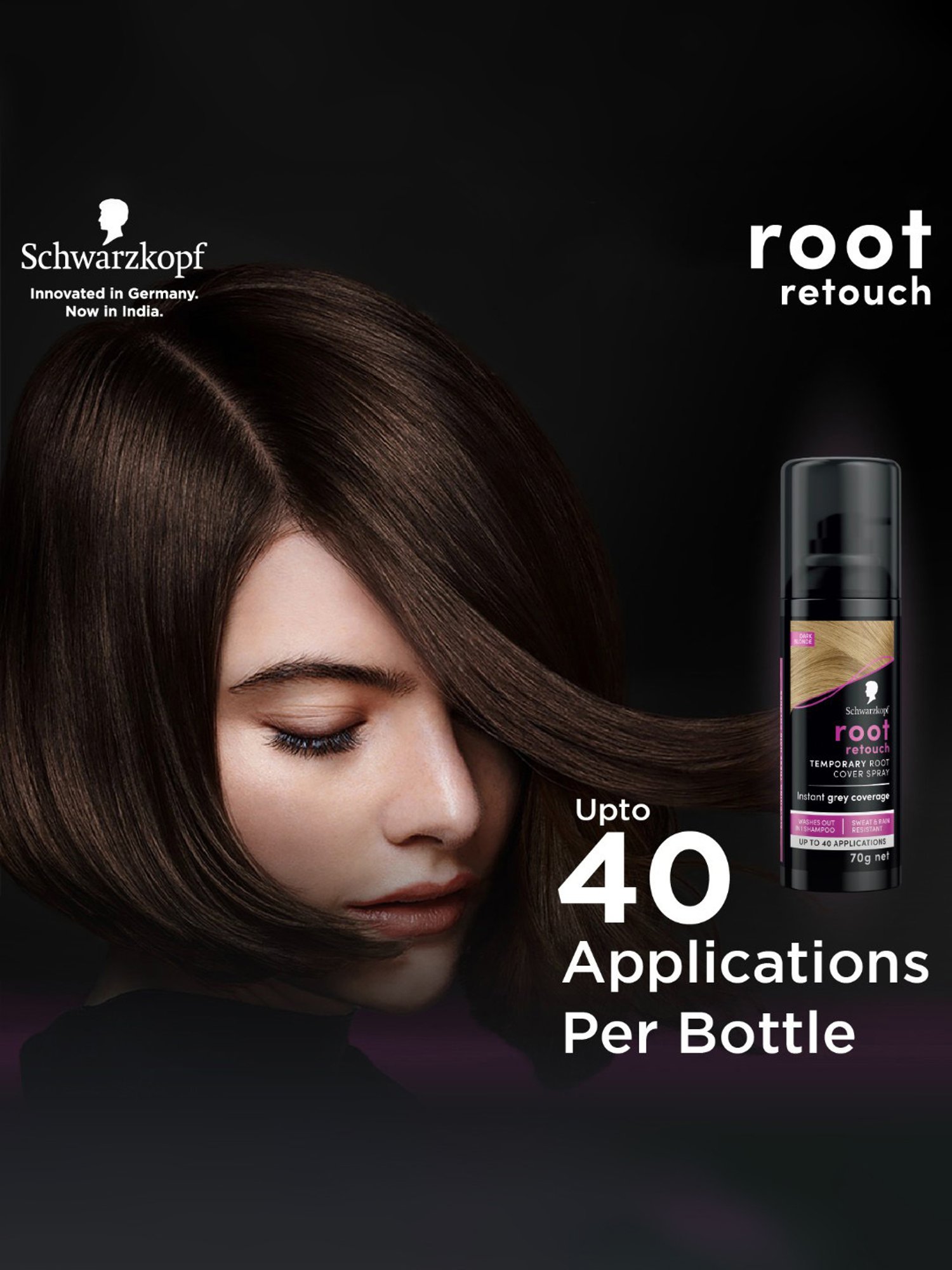 Schwarzkopf Root Retouch Temporary Root Cover Spray Dark Blonde - 120 ml