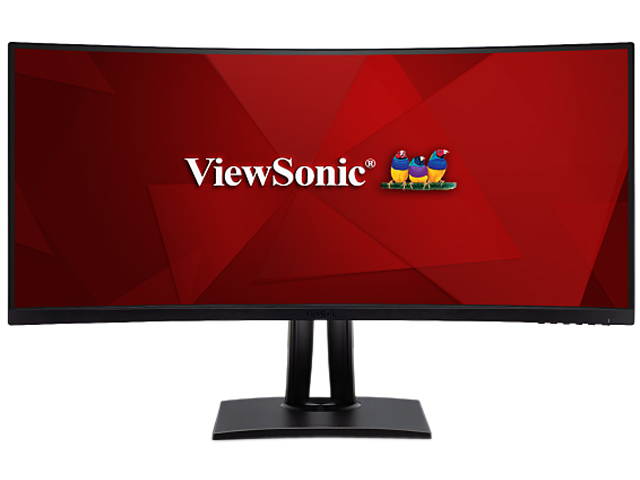 ViewSonic VP3481a 34" WQHD+ 3440 x 1440 (2K) 5 ms (GTG) 100 Hz HDMI, DisplayPort, RJ45, USB-C AMD FreeSync Built-in Speakers Curved Monitor