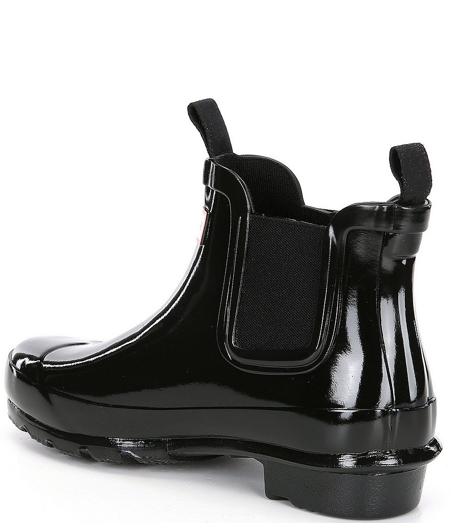 Hunter Girls' Original Gloss Waterproof Chelsea Boots (Youth)