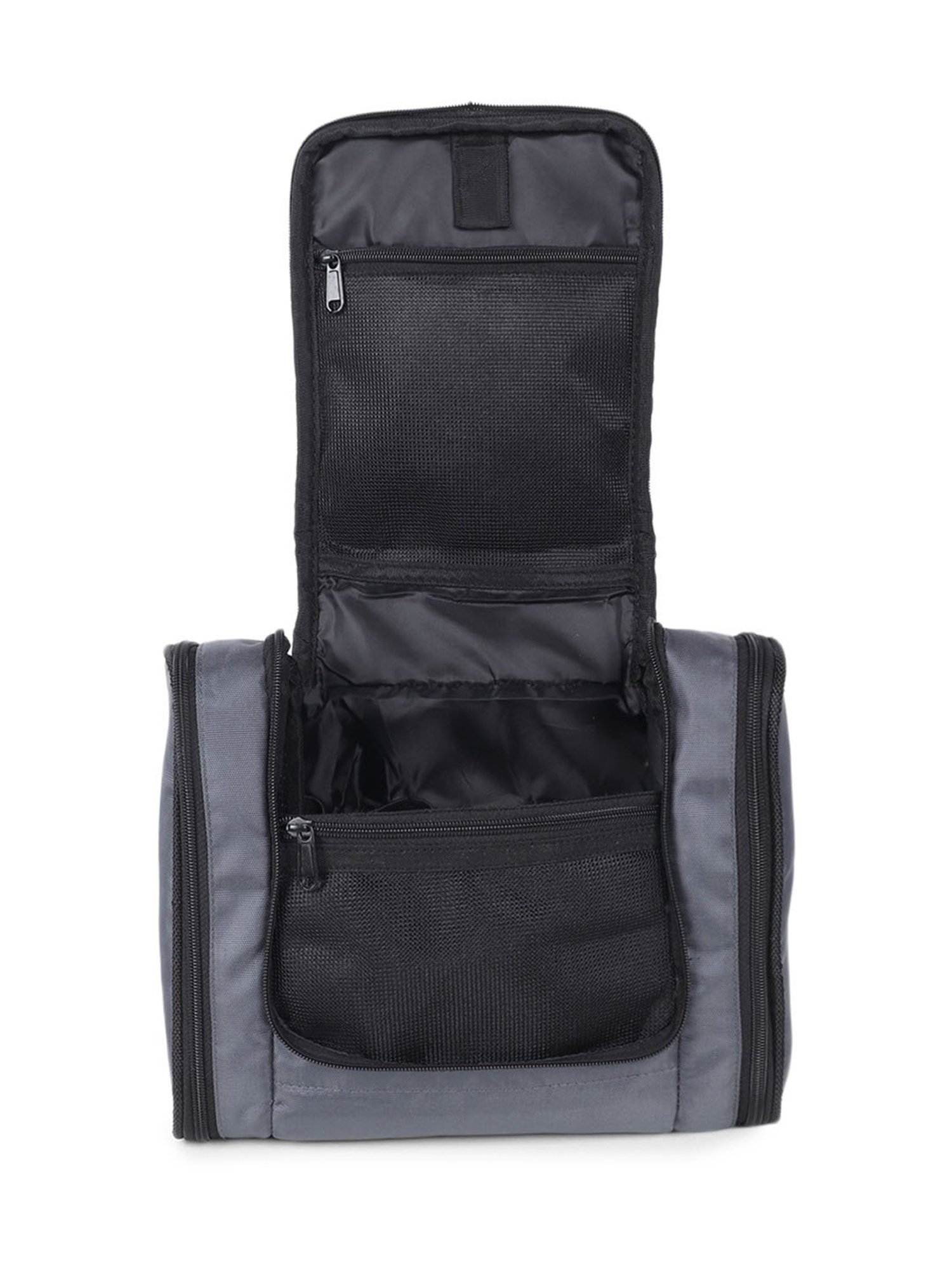 Teakwood Leathers Grey Small Toiletry Kit