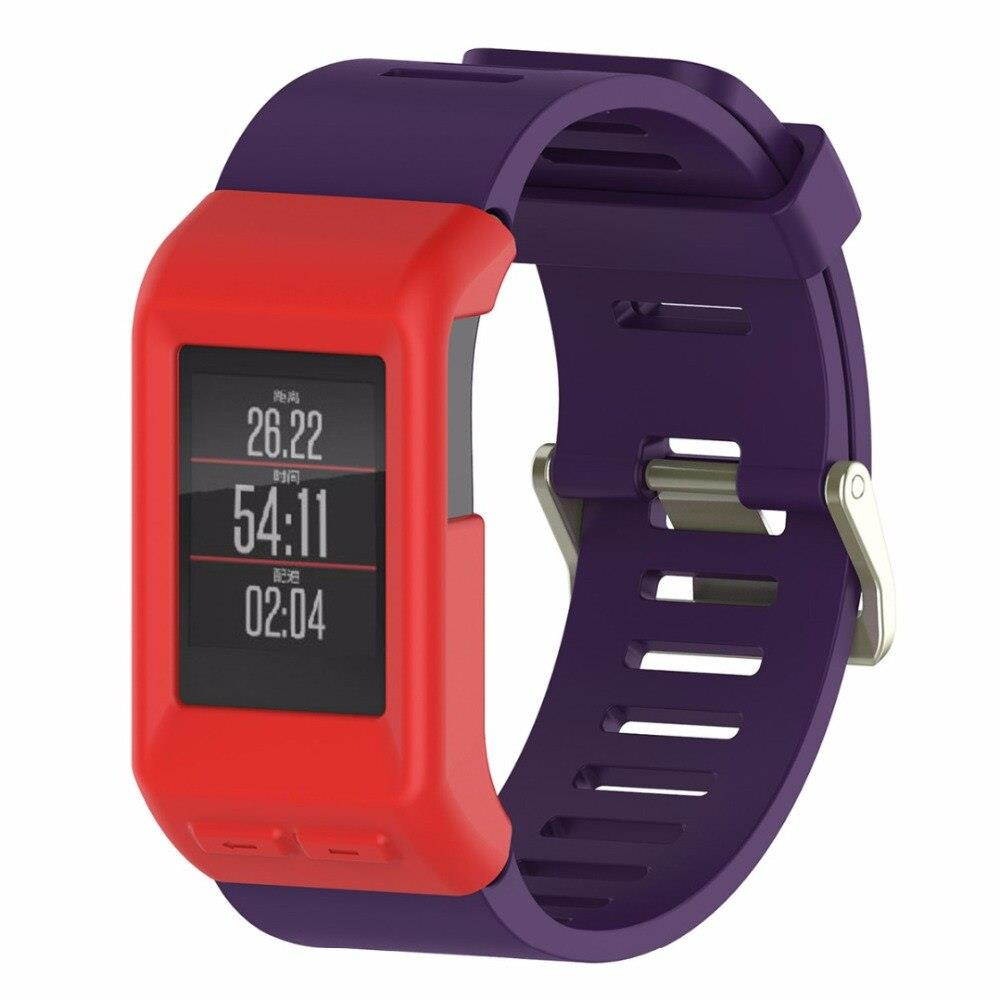 Mayitr Silicone Rubber Protect Case Cover Protective For Garmin Vivoactive HR Smart Watch Smart Accessories