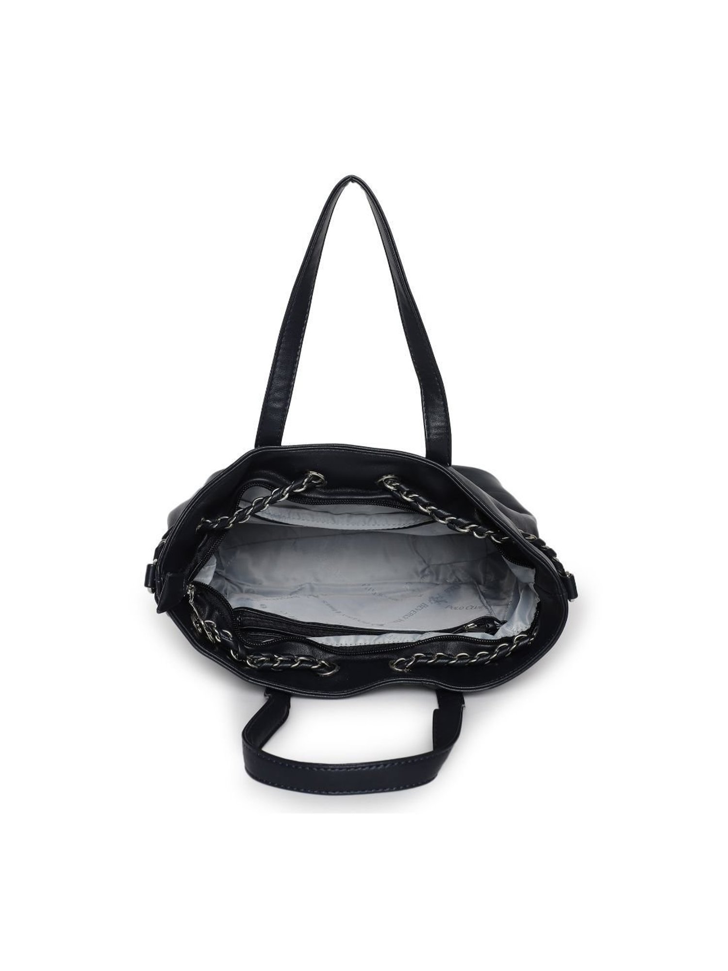 Beverly Hills Polo Club Navy Blue Small Tote Bag