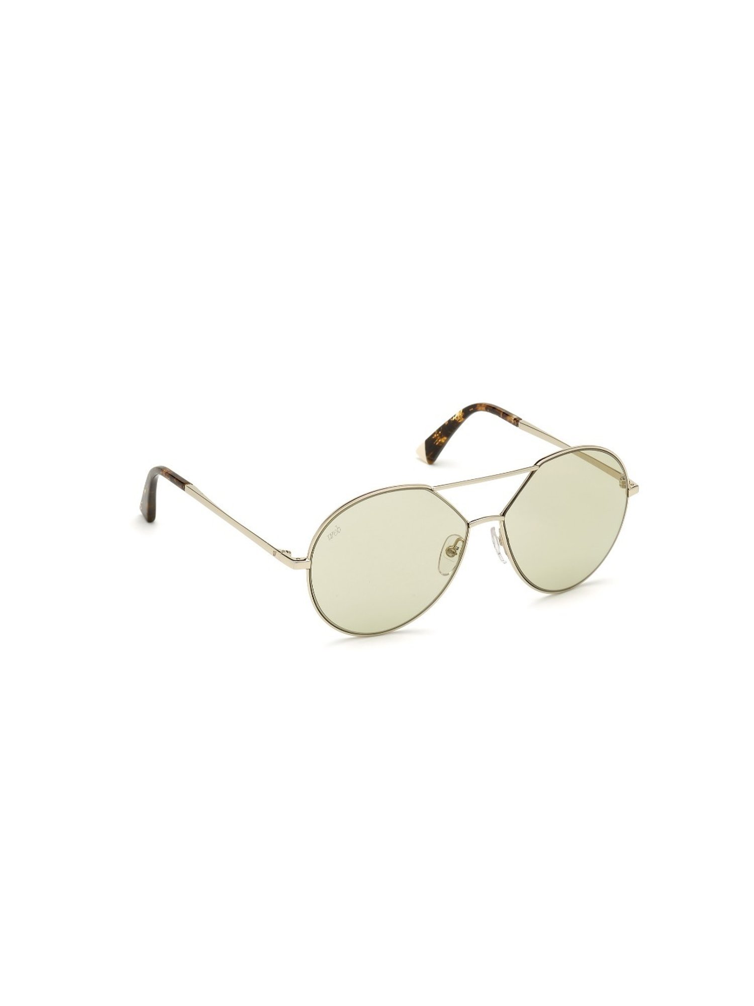 Web Eyewear Green Butterfly Sunglasses for Women Designed in Italy