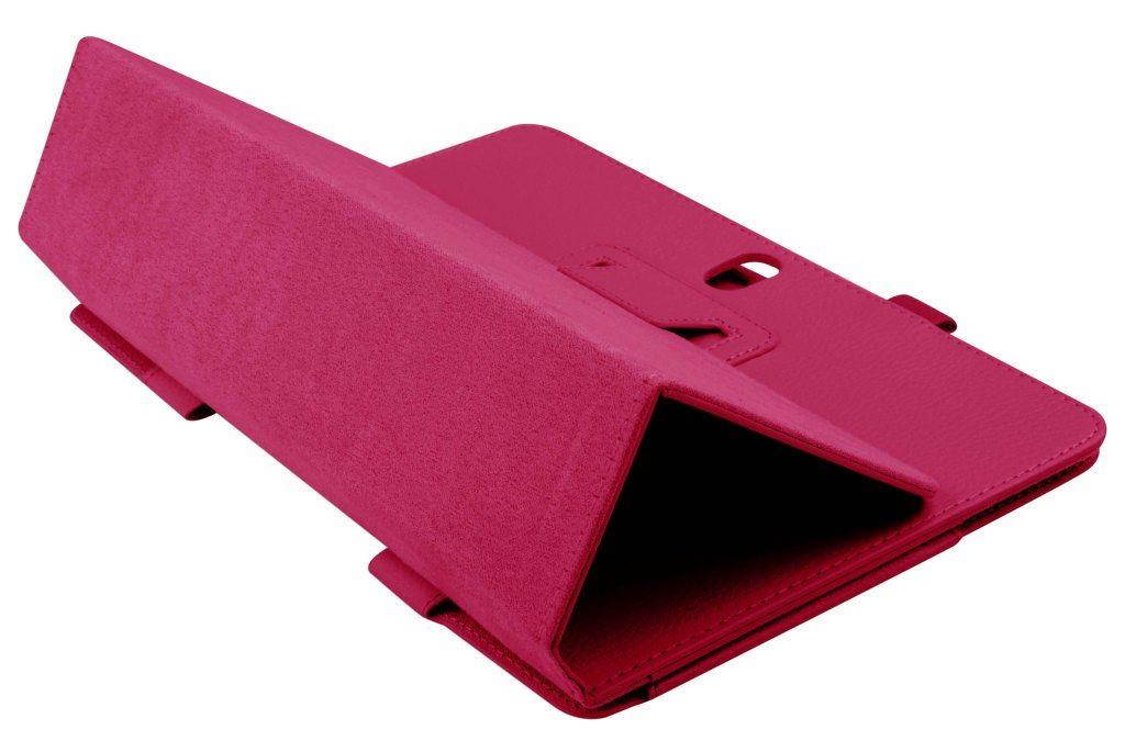 Hellfire Trading Magnetic PU Leather Case for Samsung Galaxy Tab 4 10.1" T530 - White