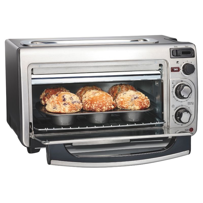 Hamilton Beach 2-in-1 Toaster & Oven Combo