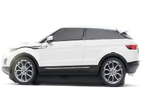 Click Car CCM-RANGEROVER-WHITE Range Rover Evoque Wireless Optical Mouse, White