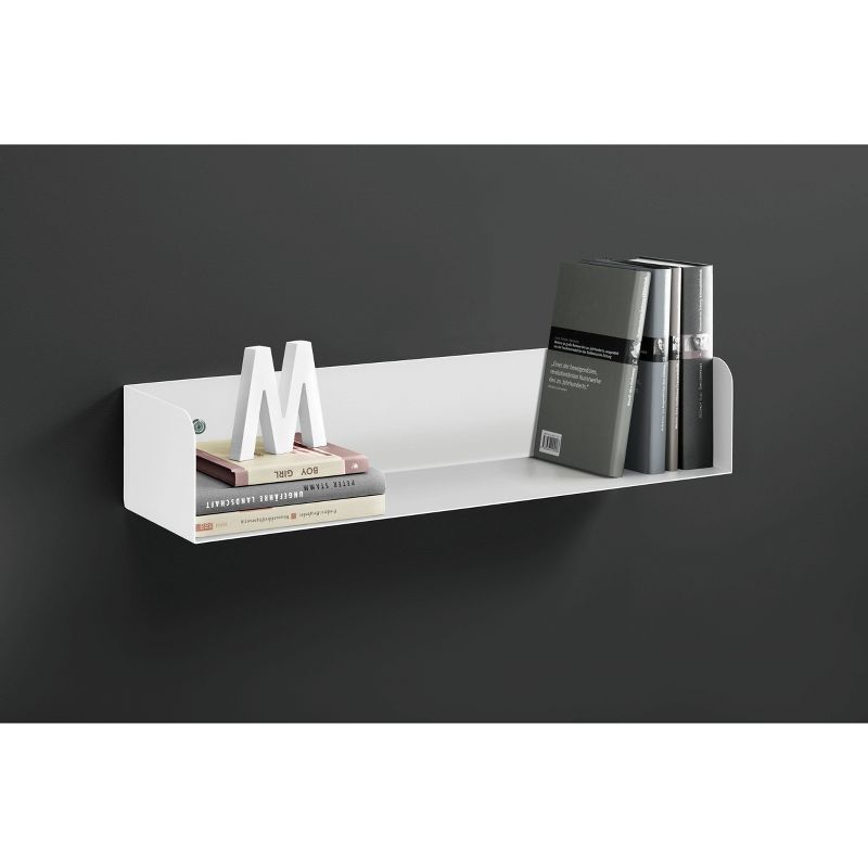 Floating Wall Shelf 24" - White